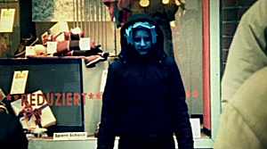 A screen shot
from its music video. A screen shot from its music video.