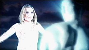 A screen shot from its music video. A screen shot from its music video.