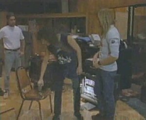 A screen shot from its music video. A screen shot from its music video.