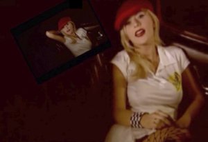 A screen shot from its music video. A screen shot from its music video.