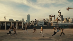 A screen shot/capture from its music video.